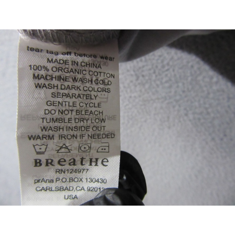 PrAna Skirt Women 8 Gray Mini Breathe Utility Cargo Pockets Outdoor Cinched Hem - Picture 2 of 16